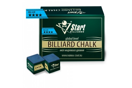 Мел Startbilliards 4 звезды синий (72шт)